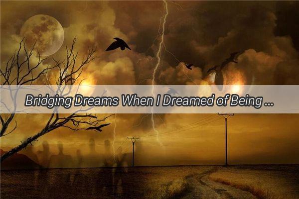 Bridging Dreams When I Dreamed of Being a Matchmaker in the Stars